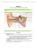 Medisch HC 5: Het oor; horen, het evenwicht en de VOR van Marc Veenstra