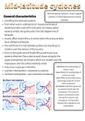 Mid-latitude cyclones notes 