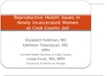 Contraceptive Use and Pregnancy Risk_Elizabeth Feldman Reproductive Health Issues in Newly Incarcerated Women at Cook County Jail