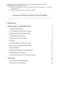 Economics for Political Scientists Required Readings' Summaries and Notes - GRADE 8,5