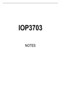 IOP3703 Summarised Study Notes