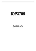 IOP3705 EXAM PACK 2022