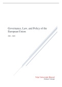 Governance, law and policy of the European Union 