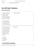 Nurs 120 Week 1 Questions