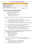Nursing Health Assessment Exam 2 Jarvis Test Questions and Answers- University of Texas