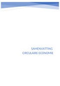 Samenvatting Minor Circulaire Economie