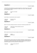 NURS 6501N Final Exam Version 2 / NURS6501 Final Exam August 2020 (100 out of 100 Q & A)