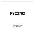 PYC3702 MCQ STUDY PACK 2022