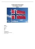 OE32 Landenrapport Noorwegen - internationale economie
