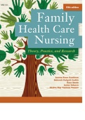 Family Health Care Nursing: Theory, Practice, and Research Fifth Edition.