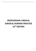 PROFESSIONAL MEDICAL SURGICAL NURSING PRACTICE 10TH EDITION