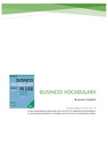 Samenvatting Business Vocabulary in Use Advanced unit 45 t/m 59 ISBN:9781316628232 