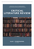 Critical Literature Review FM ICR2 Outsourcing 