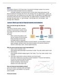 Samenvatting  Financial Markets and Institutions (E_FIN_FMI)