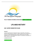 LPL4804 MCQ QUESTIONS AND ANSWERS PLUS LPL4805 MCQ QUESTIONS AND ANSWERS 