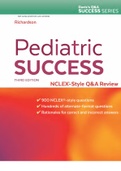 [Daviss Success Series] Beth Richardson - Pediatric Success _ NCLEX-style Q&A Review