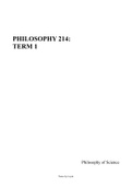 Philosophy 214 content summary 