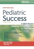 Pediatric Success- A Q&A Review Applying Critical Thinking to Test Taking, 2nd Edition - Beth Richardson