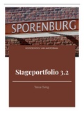 Stageportfolio 3.2. beoordeeld met een 8