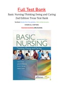 Basic Nursing 2nd Edition Treas Test Bank