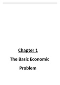 IGCSE Economics Notes Full Syllabus