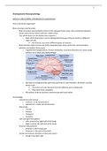 Hoorcollege aantekeningen Developmental Neuropsychology 