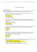 Exam (elaborations) ATI PN Pharmacology Review  