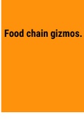 Exam (elaborations) Food chain gizmos. 