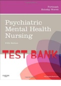 Exam (elaborations) Fortinash Psychiatric Mental Health Nursing, 5th E 
