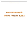 RN Fundamentals Online Practice 2019 A