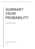 Overview of the subject Probability (kans berekenen) for MRMR1