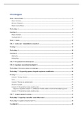 Aantekeningen vaardigheidslessen en uitwerkingen van praktijktoets casuïstiek: Intramurale zorg (GIBS-IZFT.VW-19)