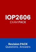 IOP2606 - EXAM PACK (2022)