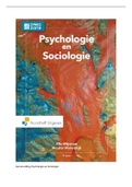 Samenvatting Psychologie en Sociologie - 7,8 gehaald!!