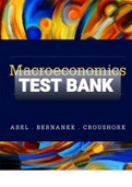 Exam (elaborations) TEST BANK FOR Macroeconomics 9th Edition & Global  