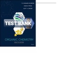 Exam (elaborations) TEST BANK FOR Organic Chemistry 10th Edition By T. 
