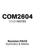 COM2604 (NOtes and ExamQuestions)