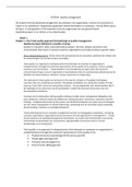 Quality Management samenvatting - Business Studies AR MB 2020/2021