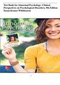 Test Bank for Abnormal Psychology Clinical.pdf