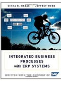 Exam (elaborations) Integrated business processes  Integrated Business Processes with ERP Systems, ISBN: 9781118137741