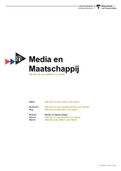 M09 Media en Maatschappij: Theorie - Creative Business - Portfolio ( Cijfer: 8)