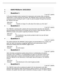 NURS 6640 Midterm Exam 4 - Question and answers 100% CORRECT