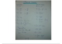 VWO Physics exam: All necessary equations