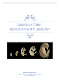 Samenvatting Developmental Biology