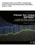 Test Bank for How to Use SPSS A Step-By-Step.pdf