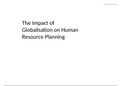 The impact of globalisation on HRM