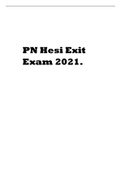  PN Hesi Exit Exam 2021-2022|Graded A|