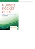Nurse's Pocket Guide: Diagnoses, Prioritized Interventions and Rationales Fifteenth Edition by Marilynn E. Doenges APRN BC (Author), Mary Frances Moorhouse RN MSN CRRN (Author), Alice C. Murr BSN RN (Author)