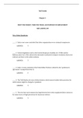 Employment and Labor Law, Cohen - Complete test bank - exam questions - quizzes (updated 2022)