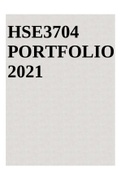 HSE3704 PORTFOLIO EXAM 2021